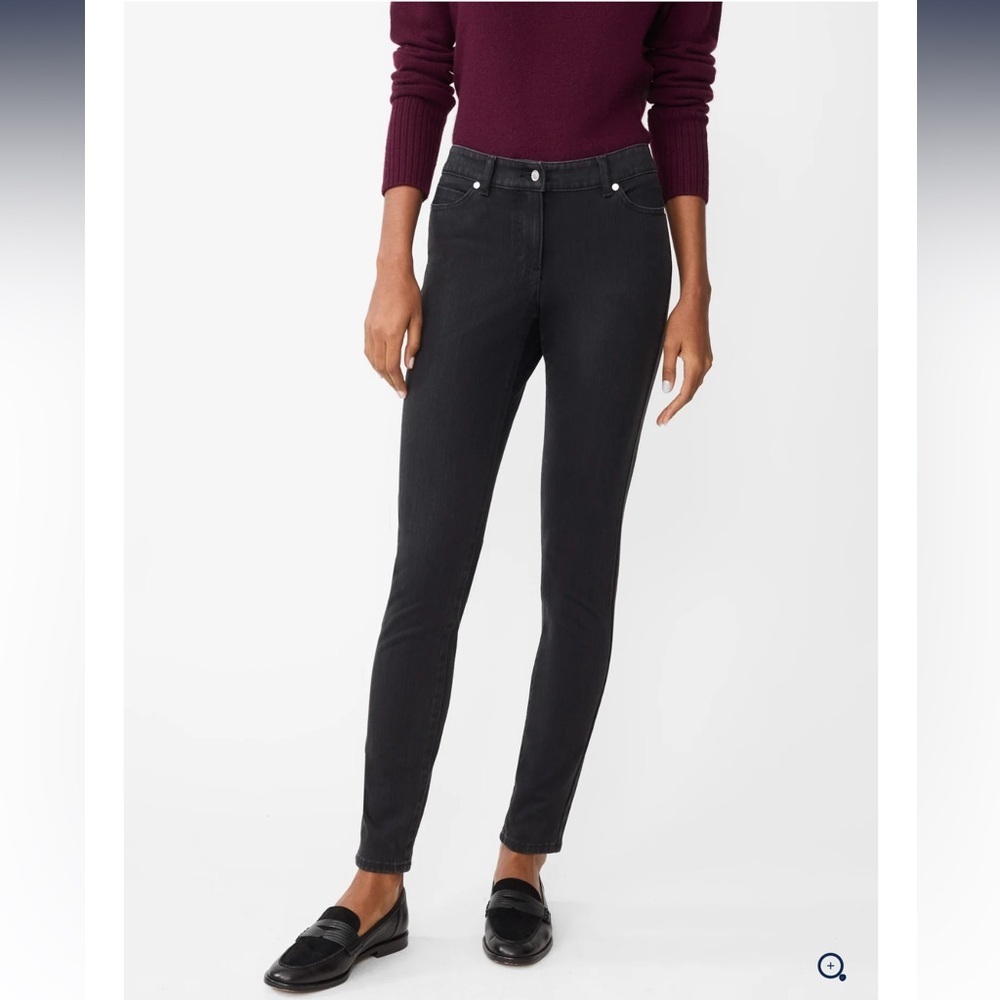 J.McLaughlin‎ Women Black Wash Slim Fit Denim Jeans Size 4